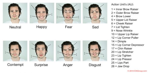 EIA Facial Expressions - FACS
